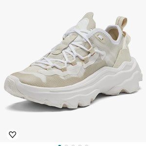 COPY - Sorel women's Kinetic Breakthru tech lace sneakers.